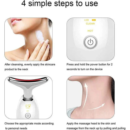 Appareil anti-âge SkinSculpt™ masseur visage et cou LED EMS pour rajeunissement cutané