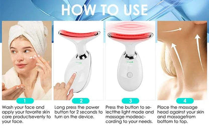 Appareil Anti-Âge SkinSculpt™ avec massage LED EMS pour visage et cou