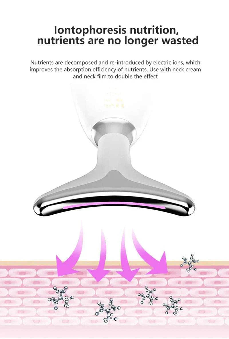 Appareil anti-âge SkinSculpt™ pour massage visage et cou avec LED, EMS et chaleur