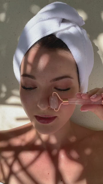 Gua Sha visage en pierre naturelle – Anti-gonflement & éclat